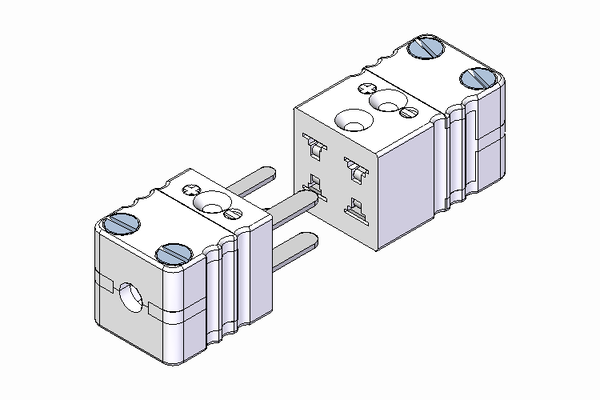 Miniature connector duplex